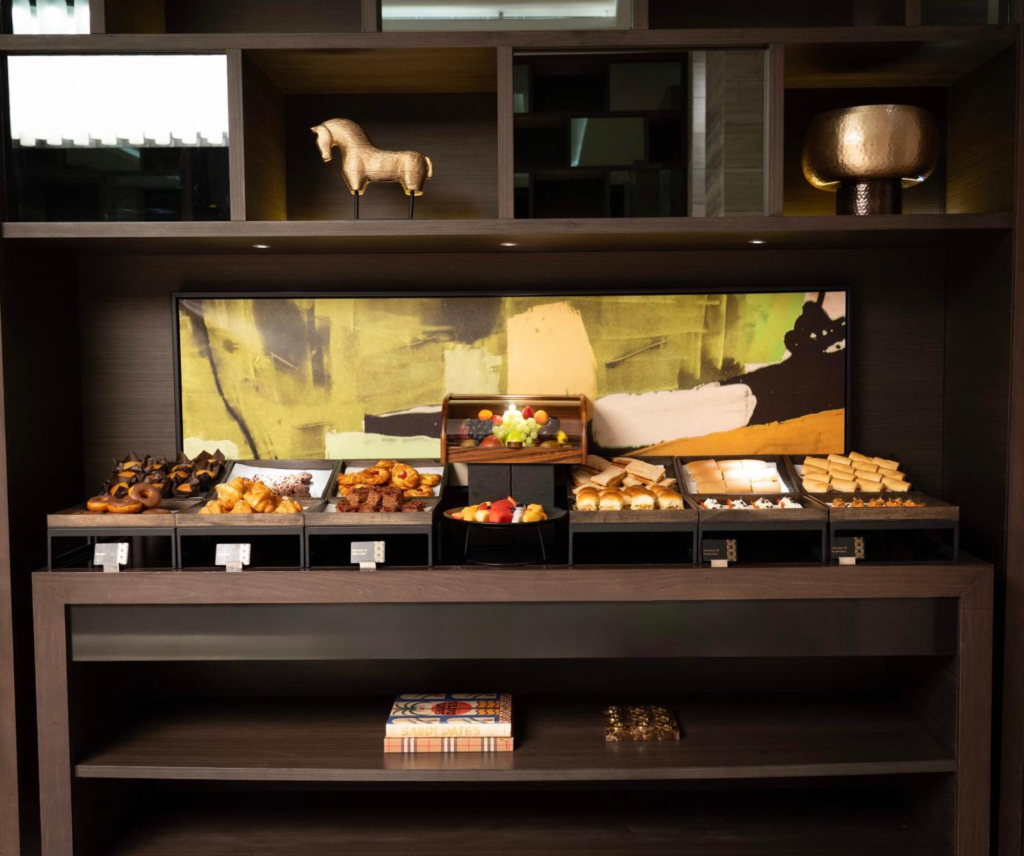 Fairmont Riyadh Exteriör bild A display of chocolates at the hotel